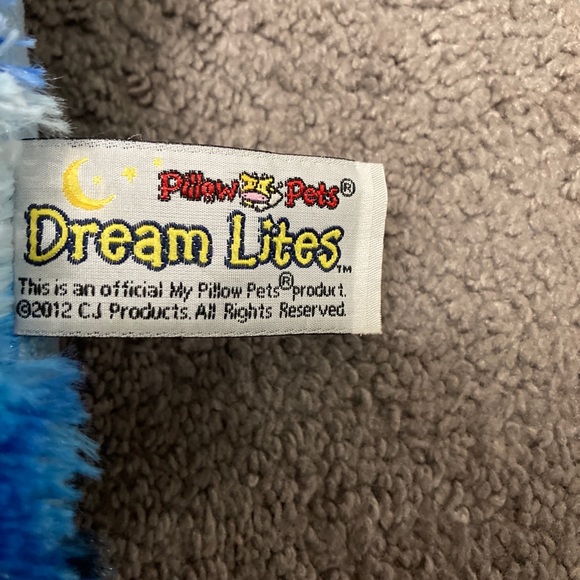 Rainbow Peace Bear Plush 14" Dream Lites My Pillow Pets Tie Dye 2012 - WORKS! - Picture 5 of 5